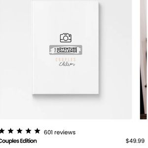 The Adventure Challenge Couples Edition NWT